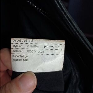 Original run 1996 Kennith Cole Reaction Genuine Lamb leather jacket